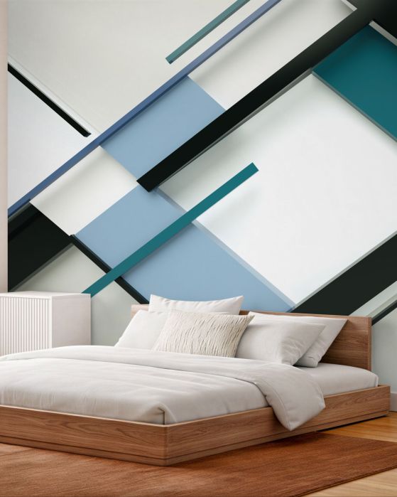 Fototapeta abstrakcja kształtów geometrycznych