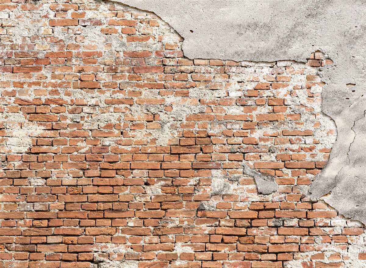 Fototapeta fragment starego ceglanego muru