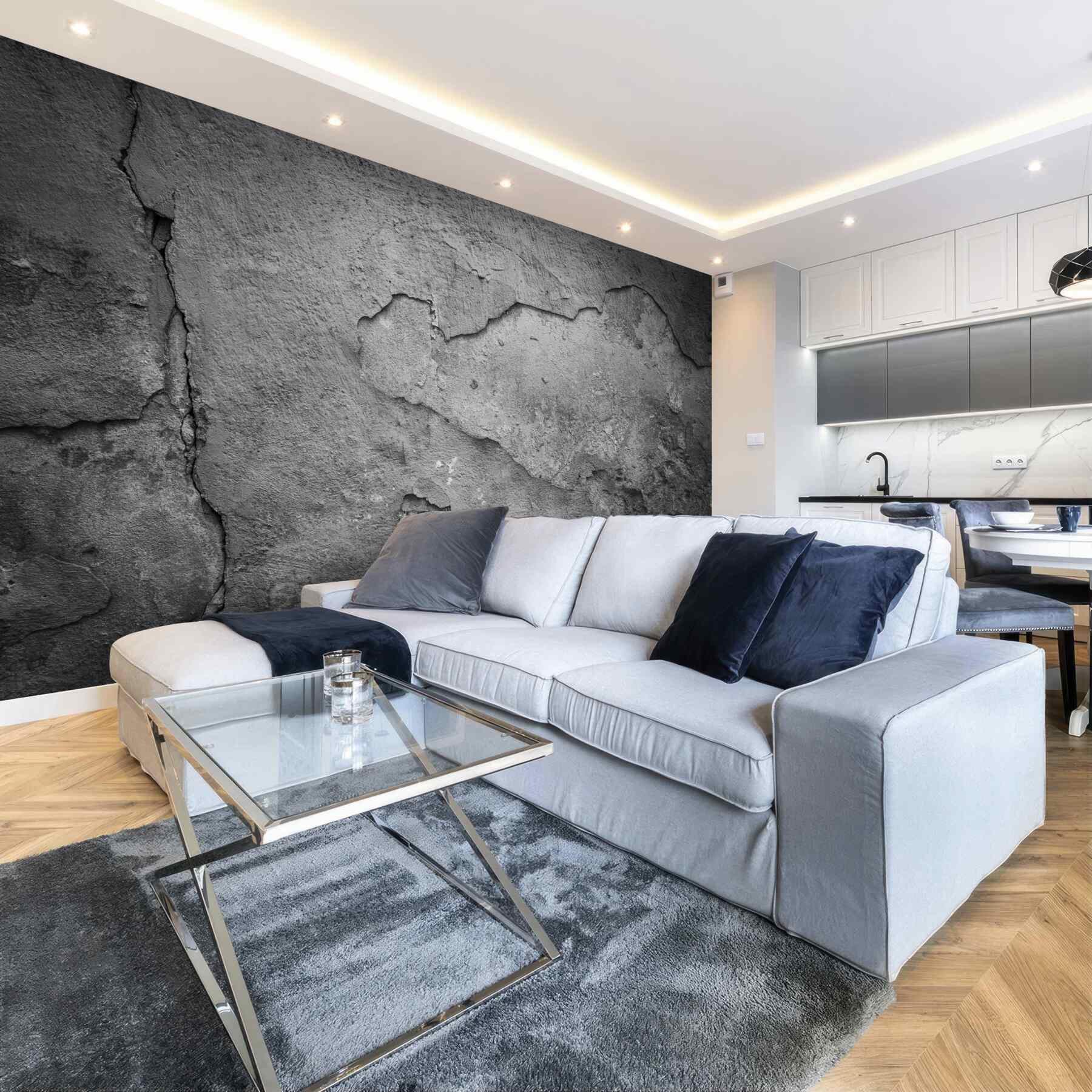 Fototapeta stary zawalony mur