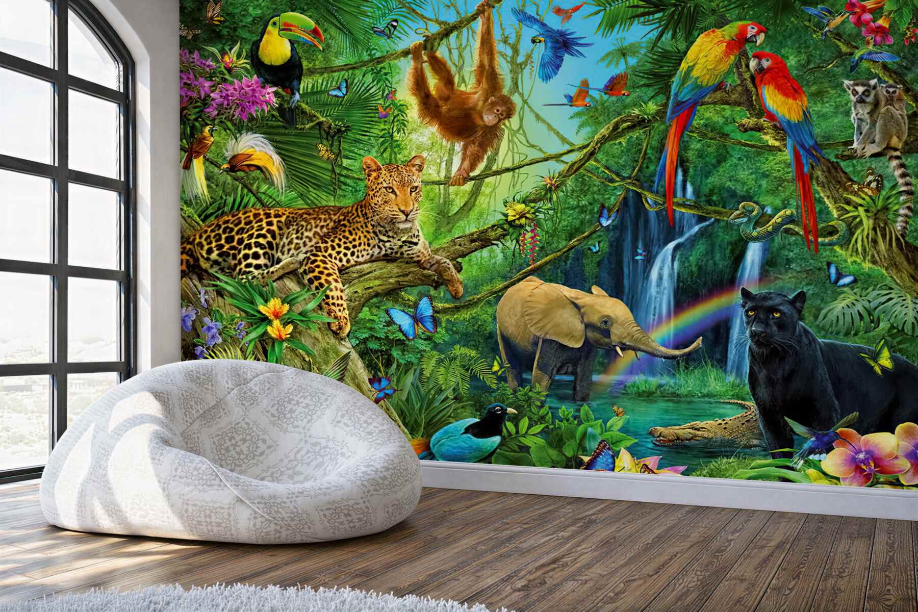 Fototapeta mieszkańcy leśnej dżungli