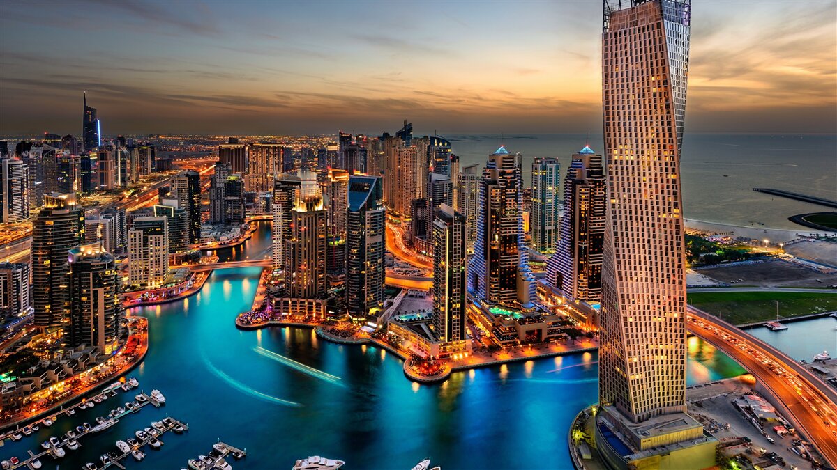 Fototapeta miejski krajobraz Dubaju