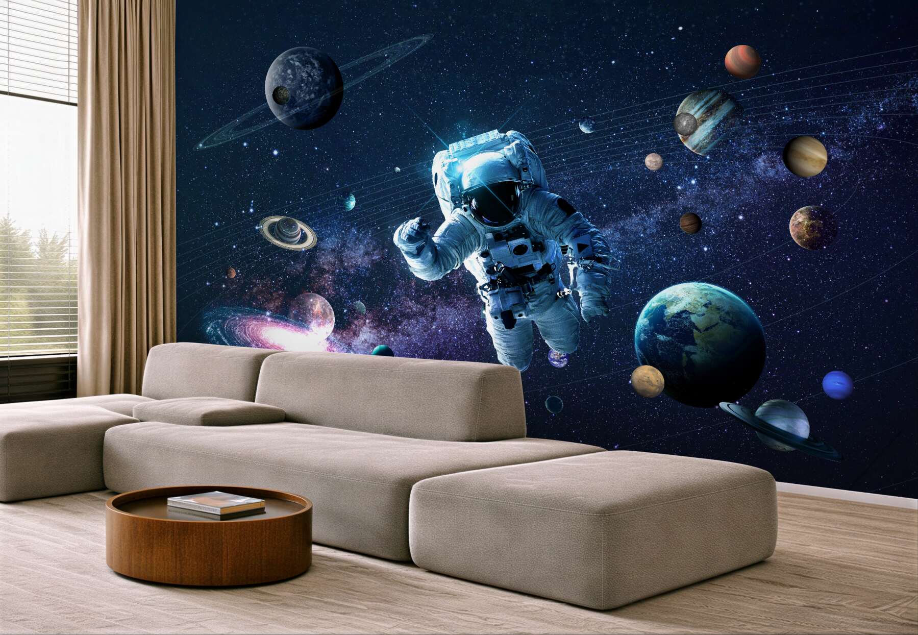 Fototapeta astronauta w kosmosie