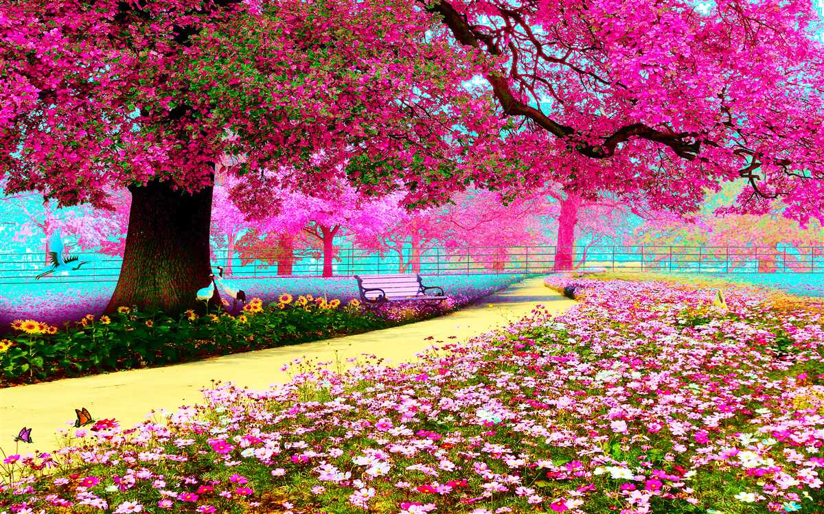 Fototapeta stara kwitnąca różowa sakura