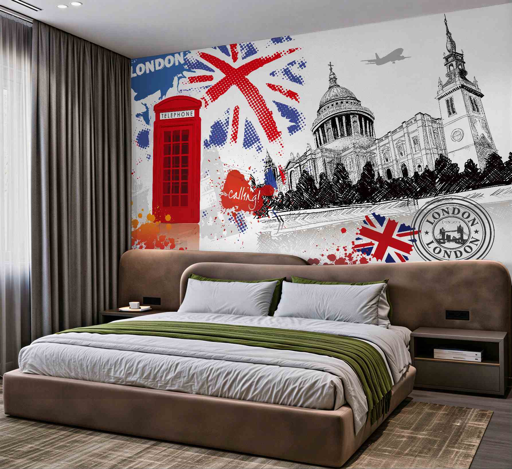 Fototapeta błyszcząca wizytówka Londynu