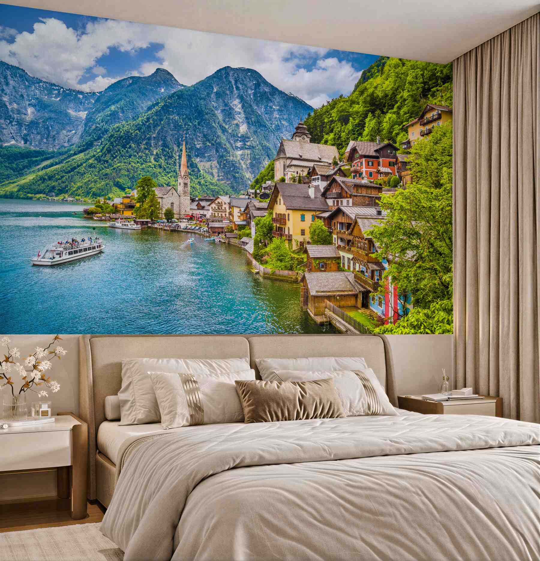 Fototapeta niesamowity austriacki Hallstatt