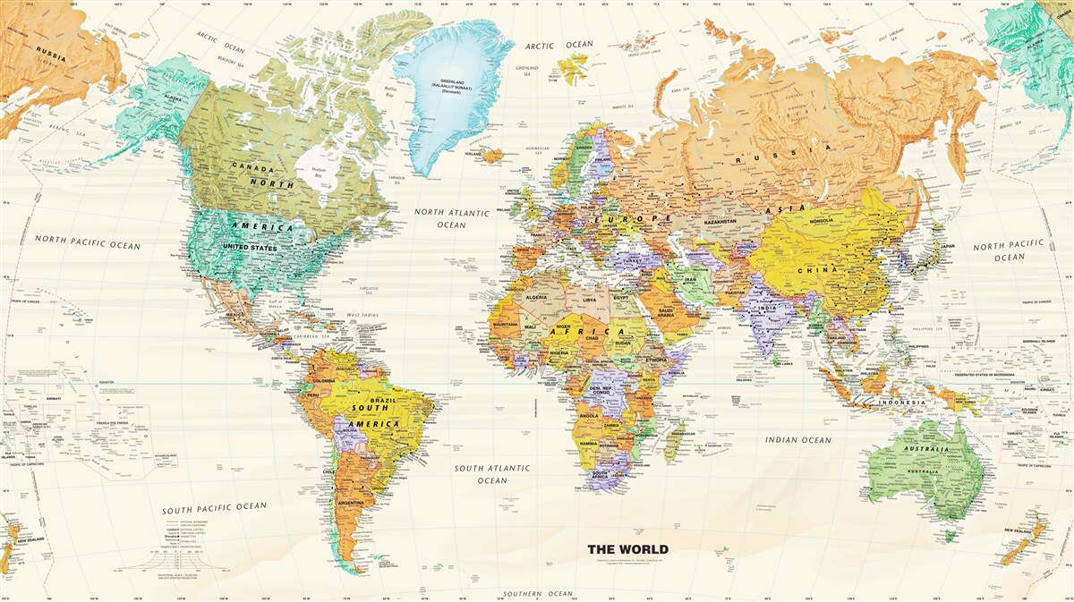 Fototapeta mapa świata świata