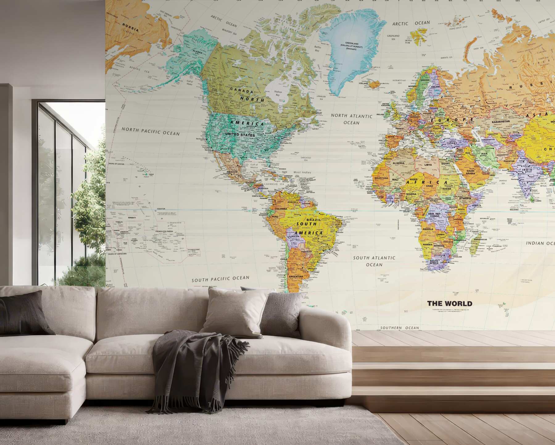 Fototapeta mapa świata świata