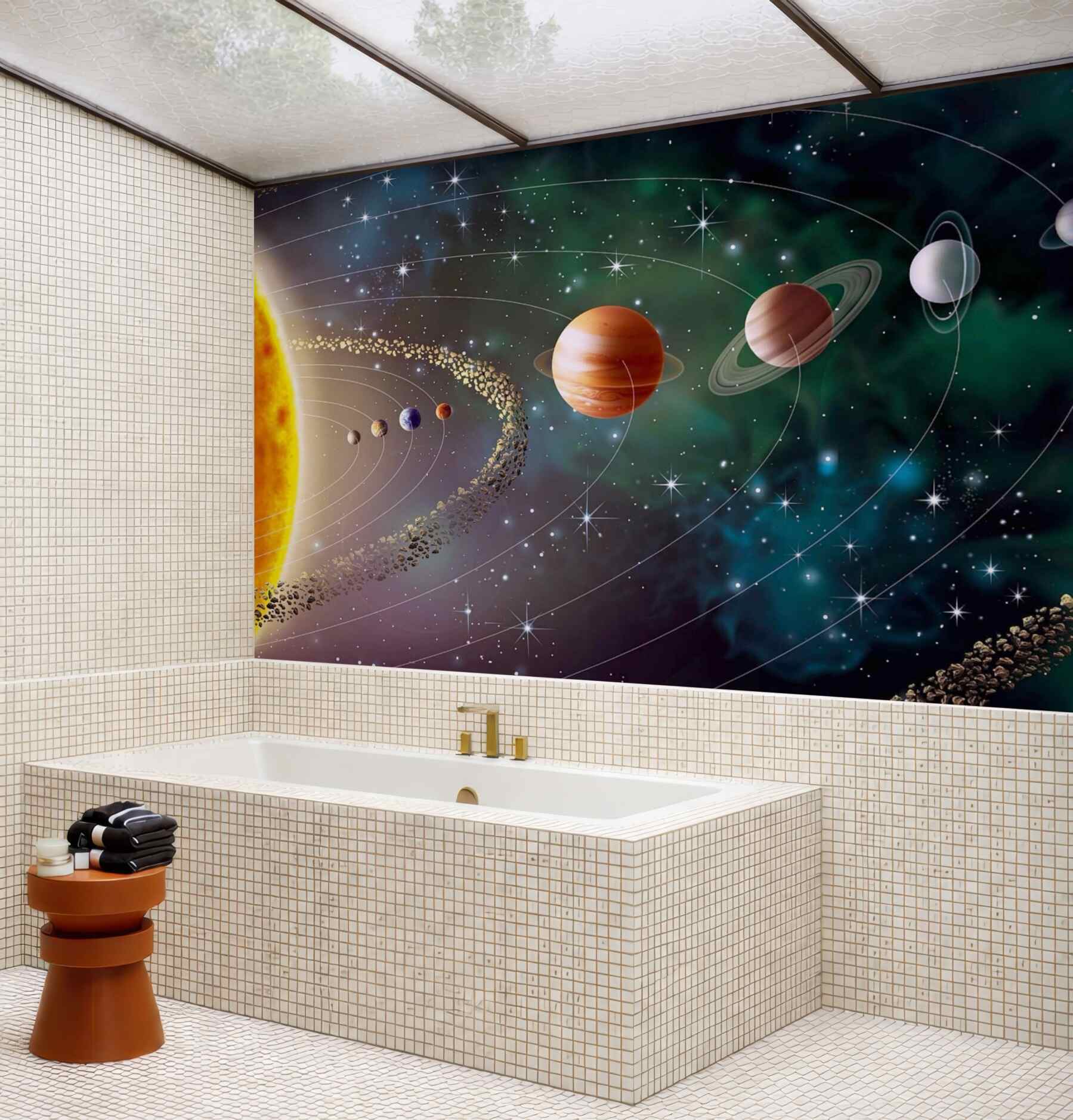 Fototapeta parada planet przed słońcem