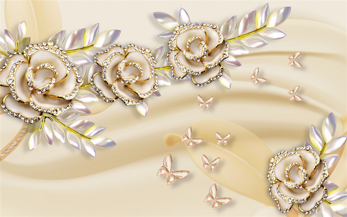 Fototapeta otwarte gałęzie kwiatowe