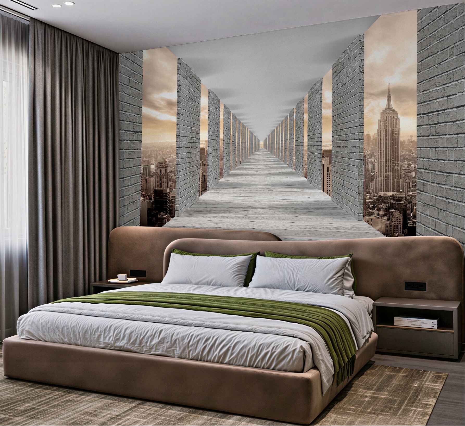 Fototapeta tunel wyjściowy w 3D