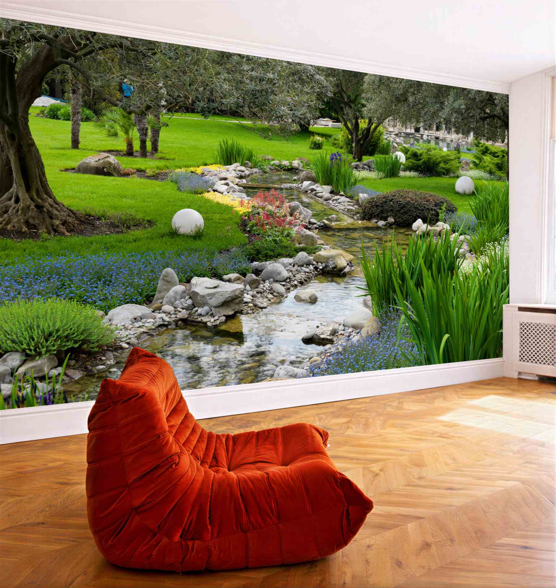 Fototapeta bardzo ładny, dobrze utrzymany park