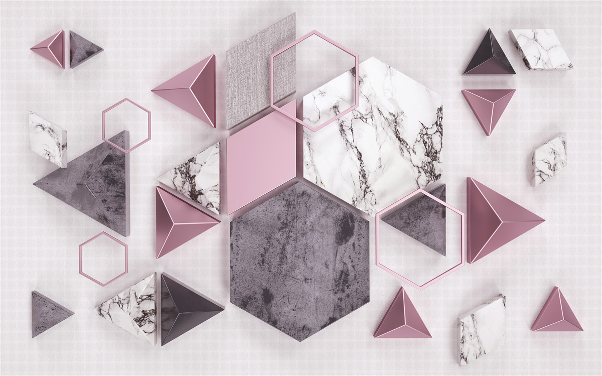 Fototapeta marmurowe kształty geometryczne