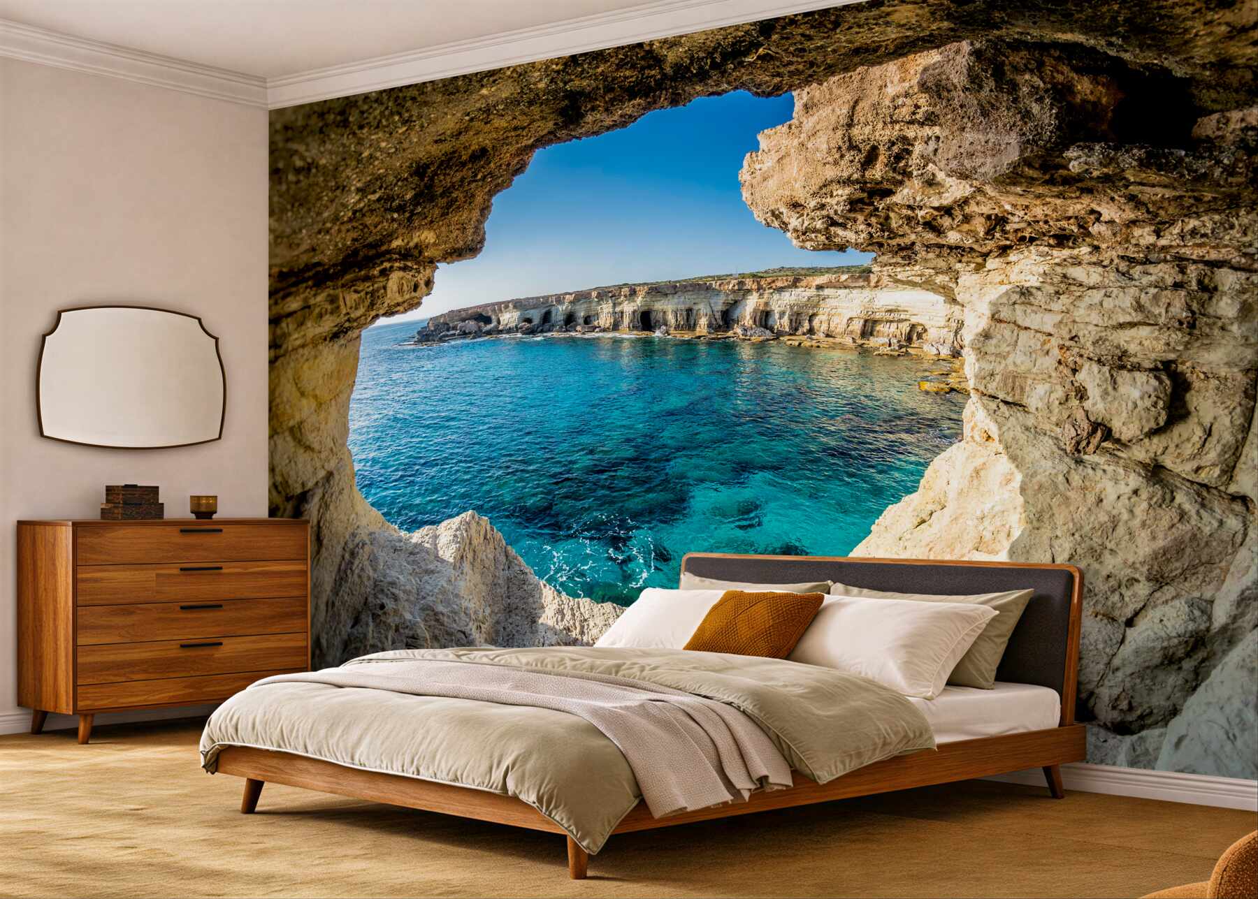 Fototapeta widok z klifu na ocean