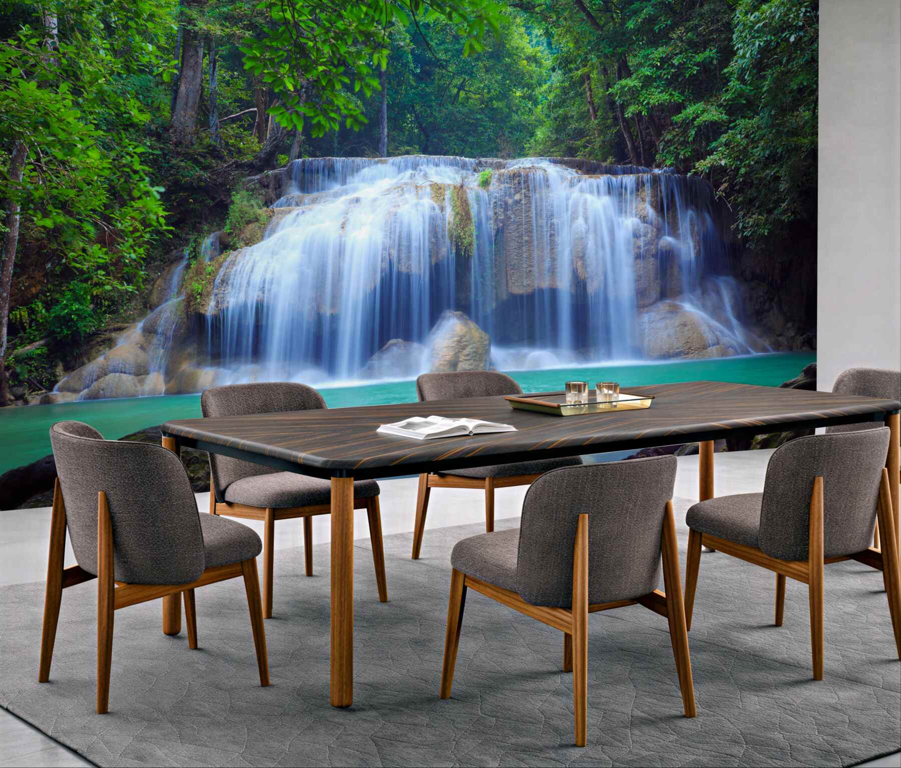 Fototapeta Erawan wodospad, Kanchanaburi, Tajlandia