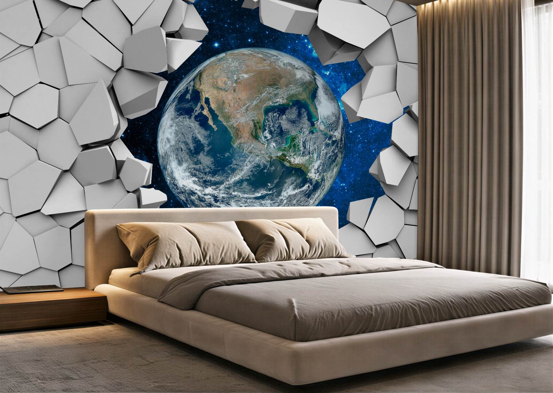 Fototapeta 3d Planeta Ziemia