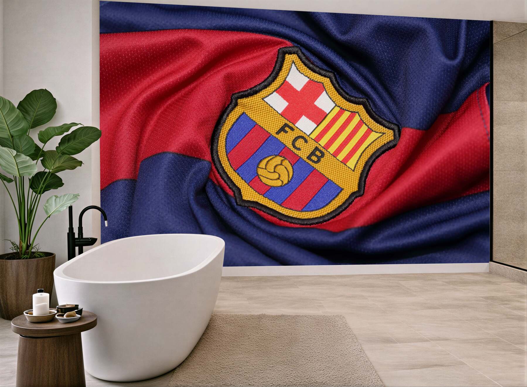 Fototapeta Symbole klubu piłkarskiego Barcelona