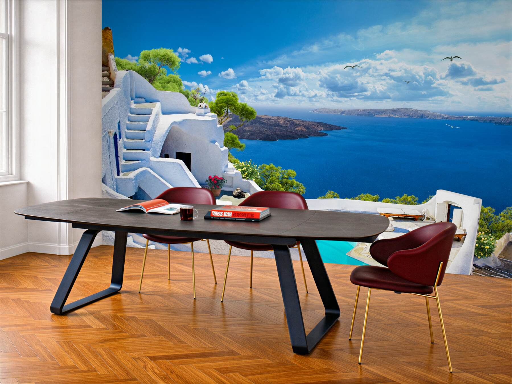 Fototapeta grecka wyspa santorini