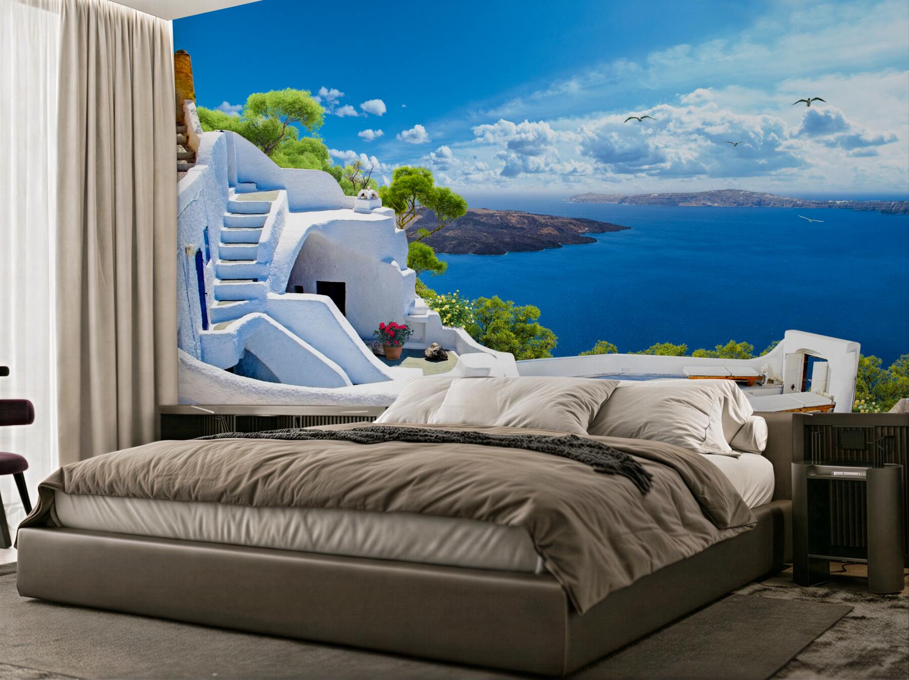 Fototapeta grecka wyspa santorini
