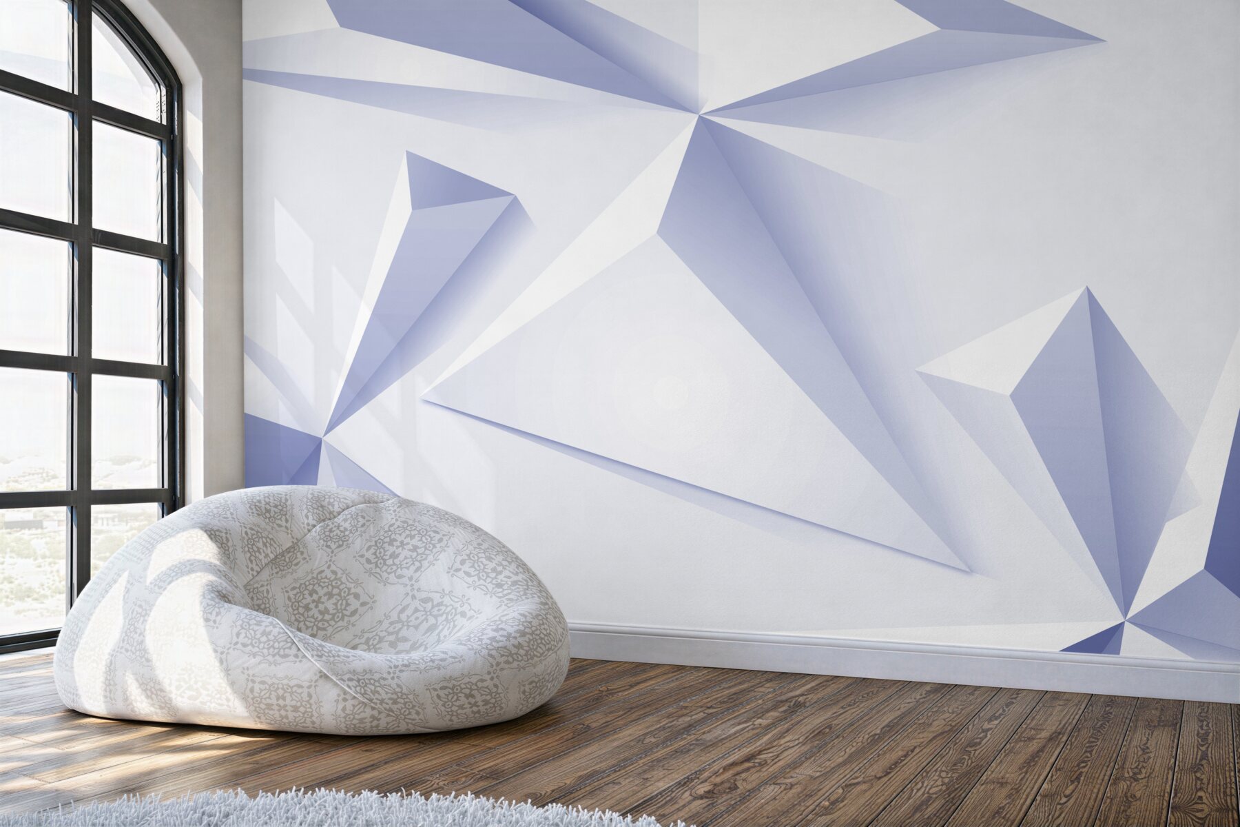 Fototapeta Świecące piramidy 3D