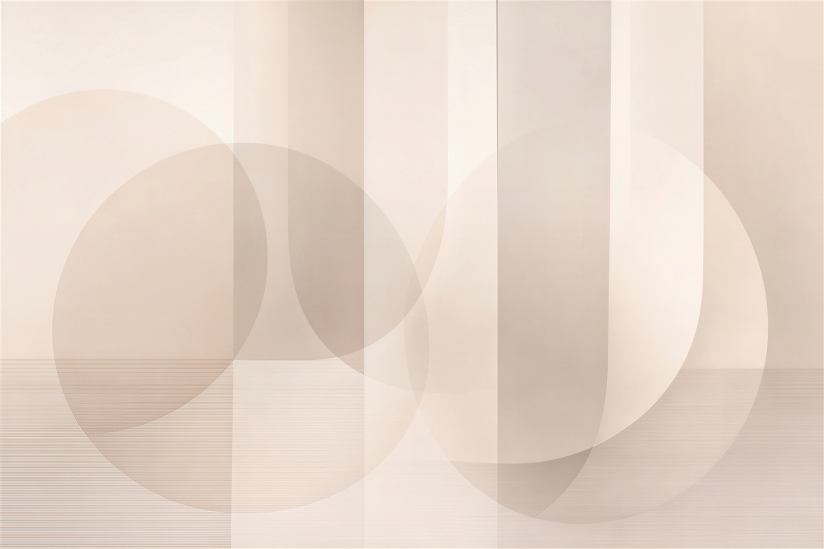 Fototapeta beżowa geometria minimalistyczna