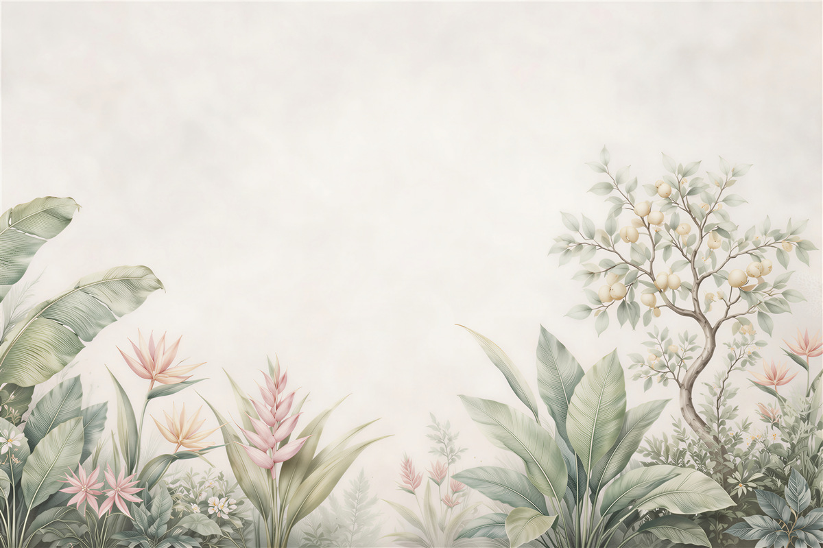 Fototapeta delikatna botaniczna oaza spokoju