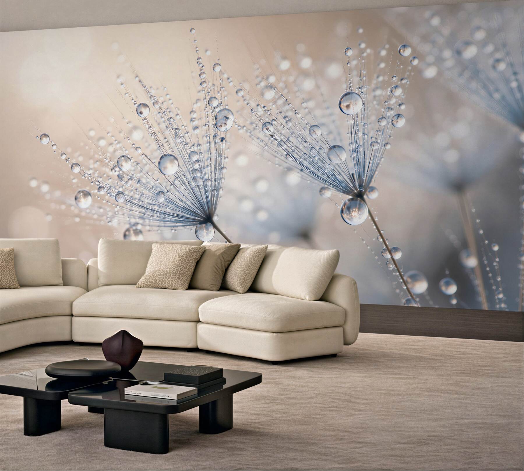 Fototapeta pudrowe orchidee 3d glamour