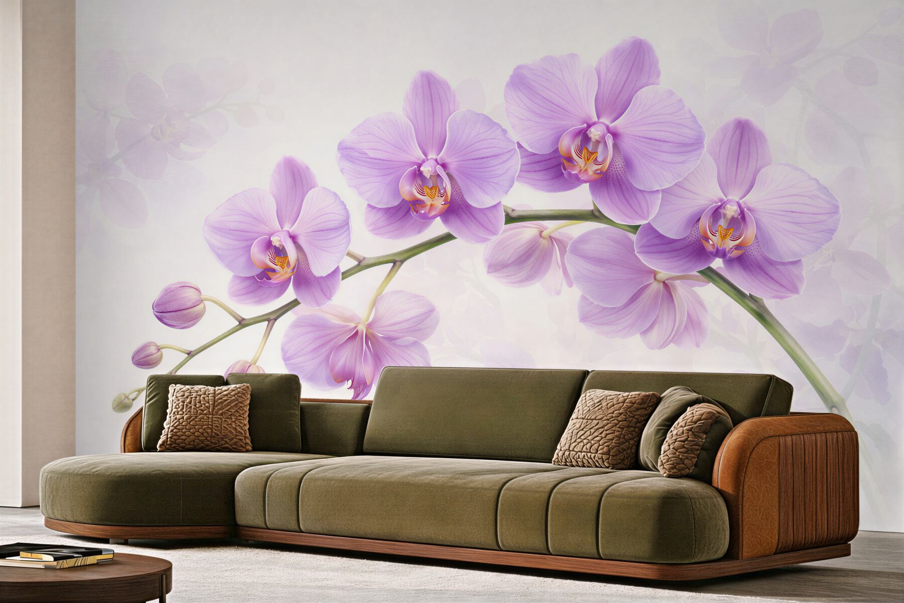 Fototapeta delikatne lilowe orchidee