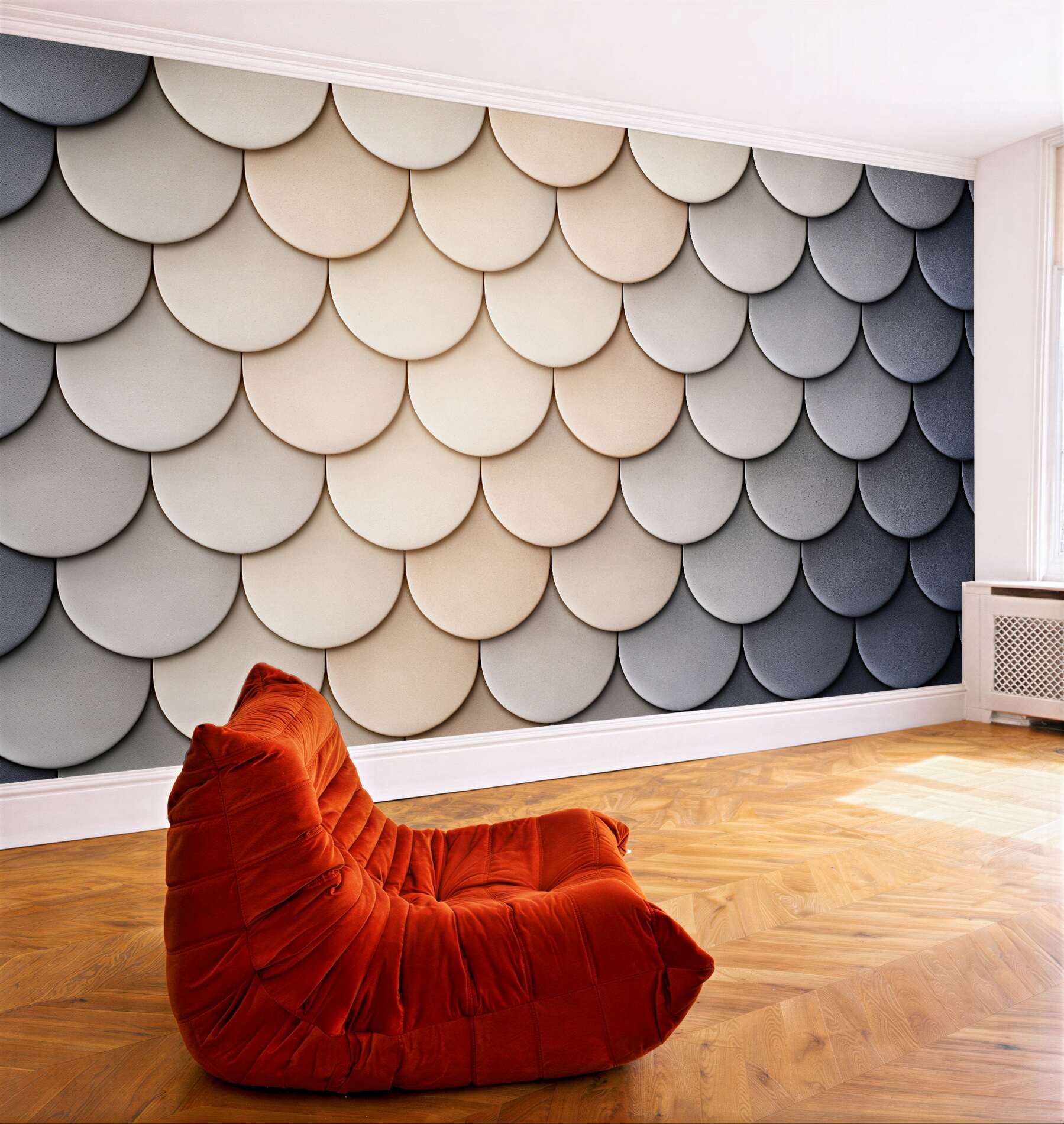 Fototapeta geometryczna mozaika Łusek 3d