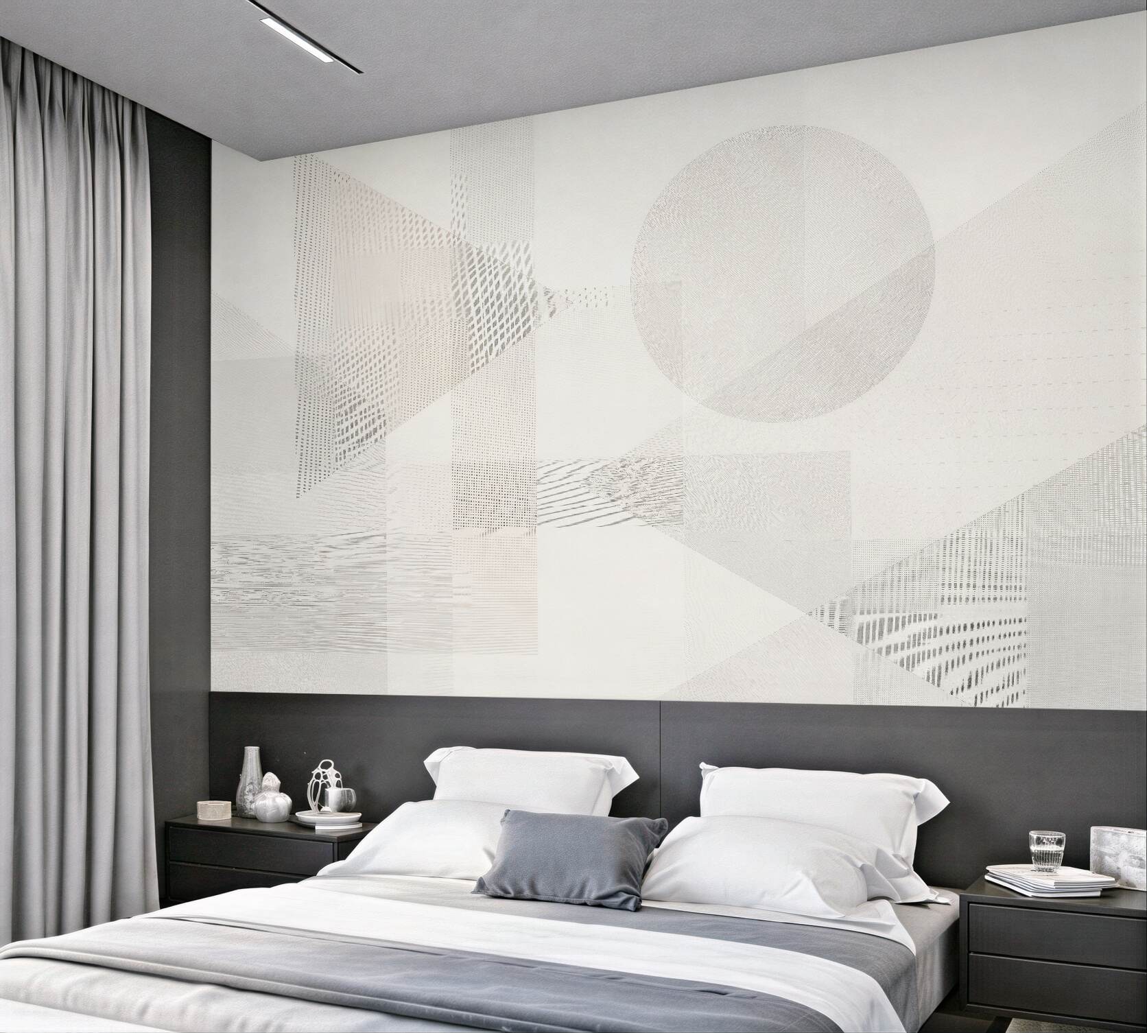 Fototapeta subtelna geometria w beżach
