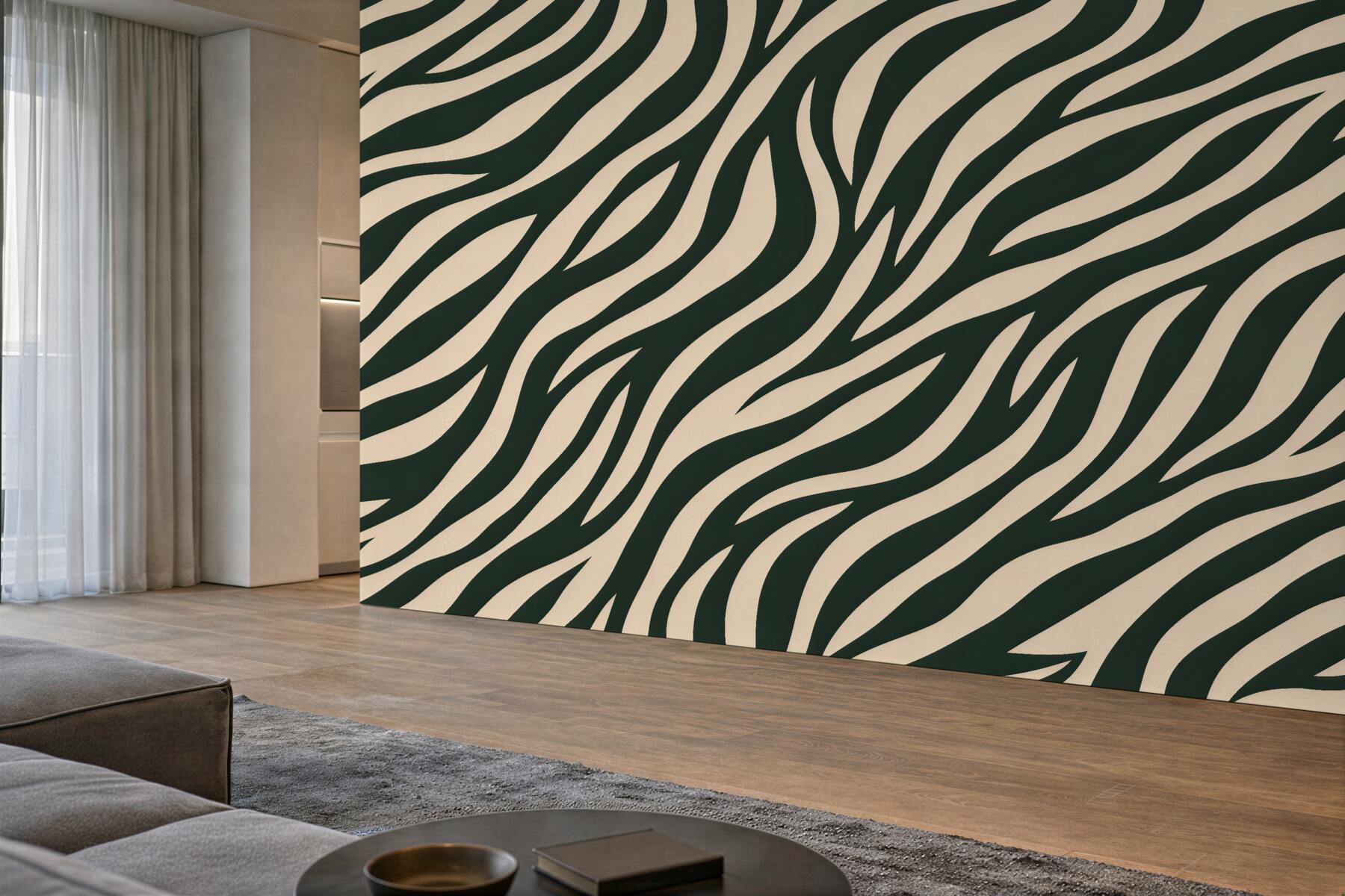 Fototapeta zebra w nowoczesnym rytmie