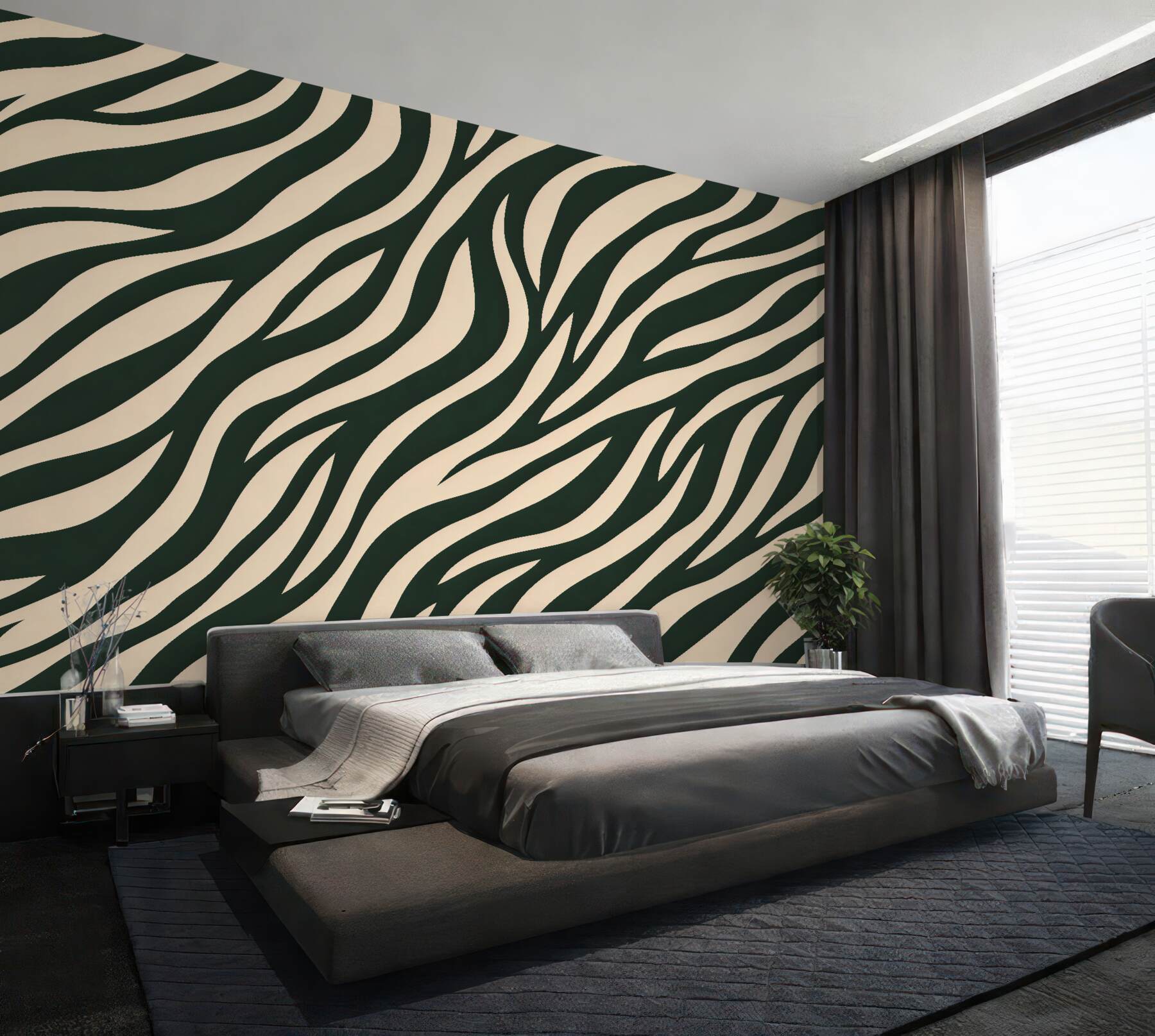 Fototapeta zebra w nowoczesnym rytmie