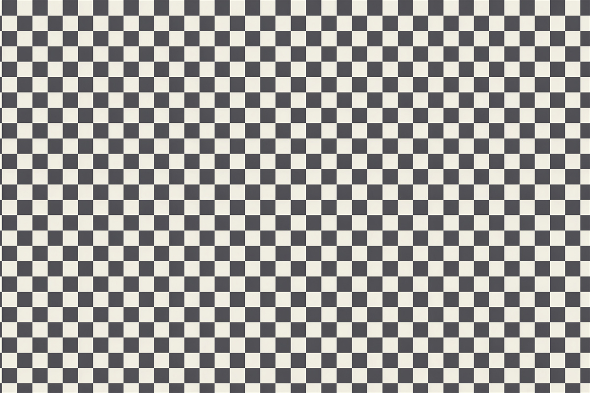 Fototapeta geometryczna szachownica retro