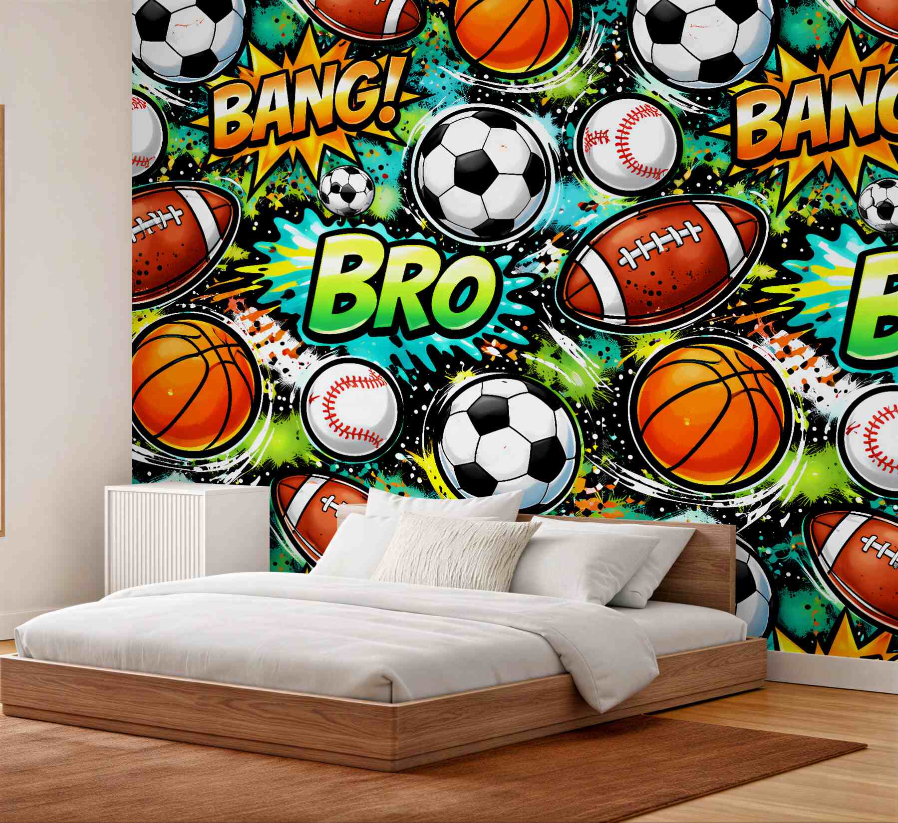 Fototapeta komiksowy Świat sportu