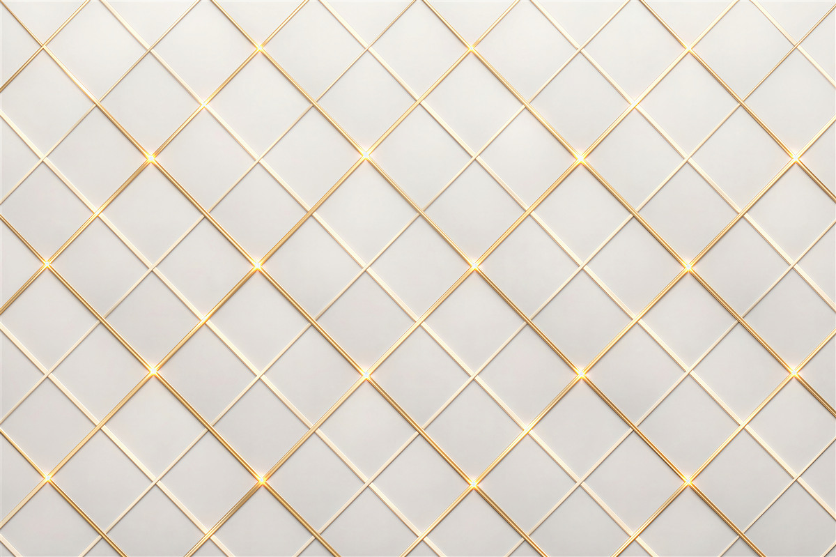 Fototapeta złota geometryczna elegancja