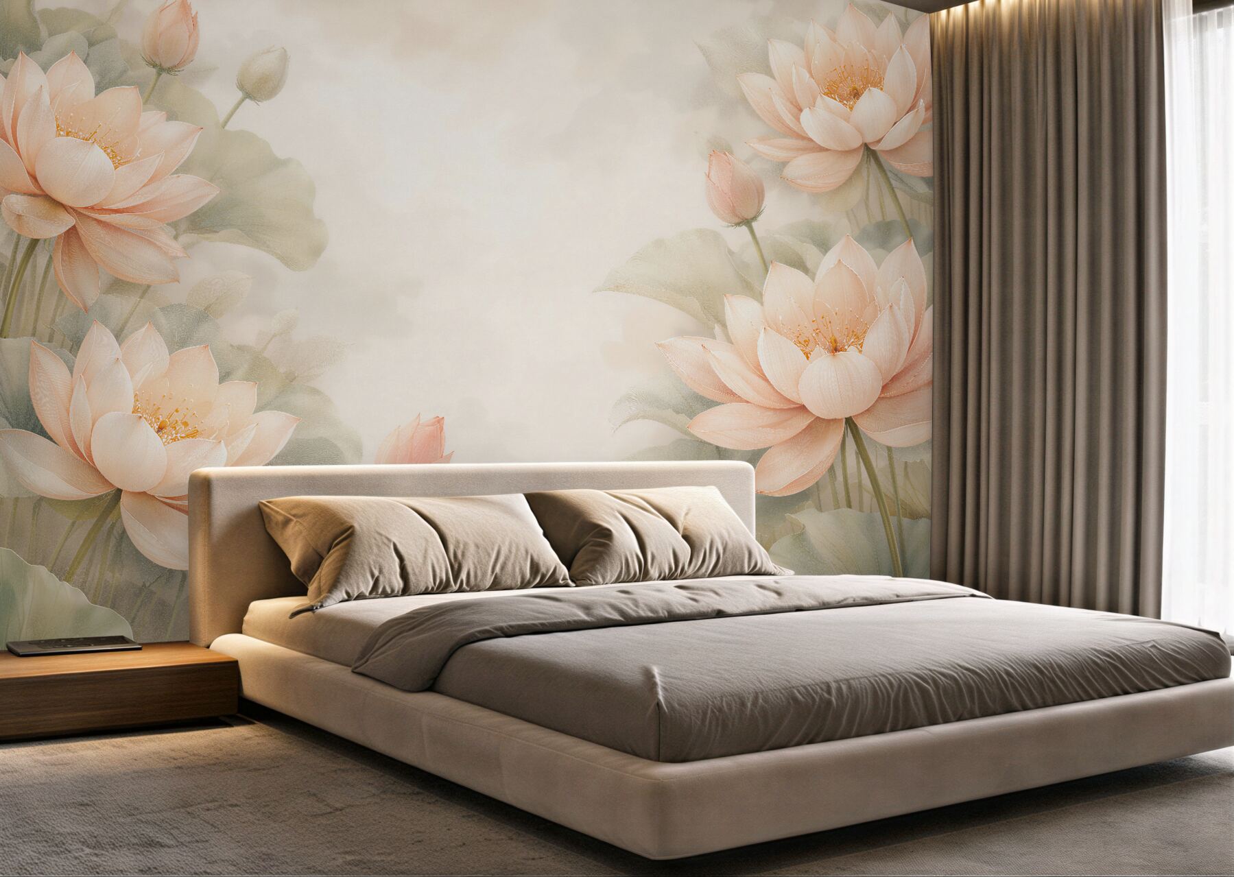 Fototapeta złote żurawie nad pagodami