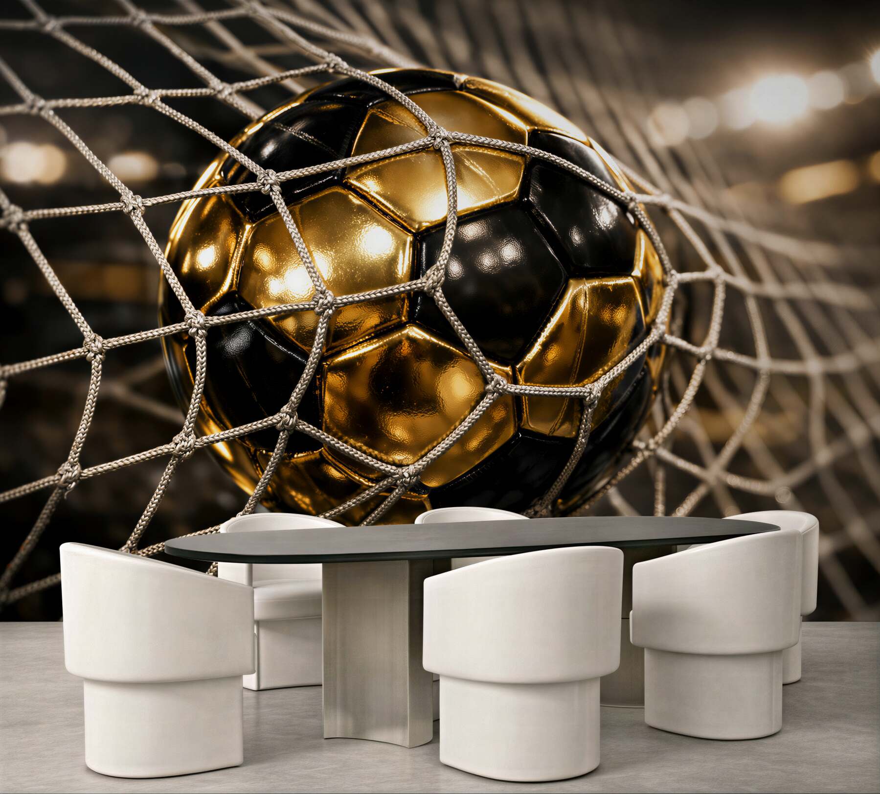 Fototapeta luksusowy gol w złocie