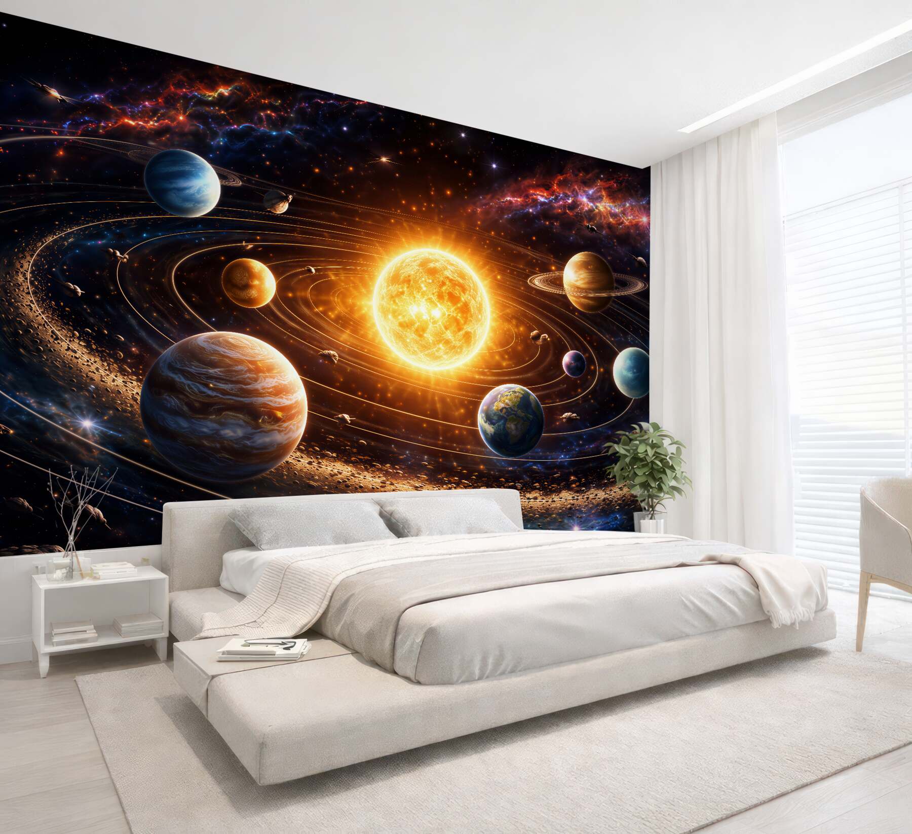 Fototapeta słoneczny układ planetarny