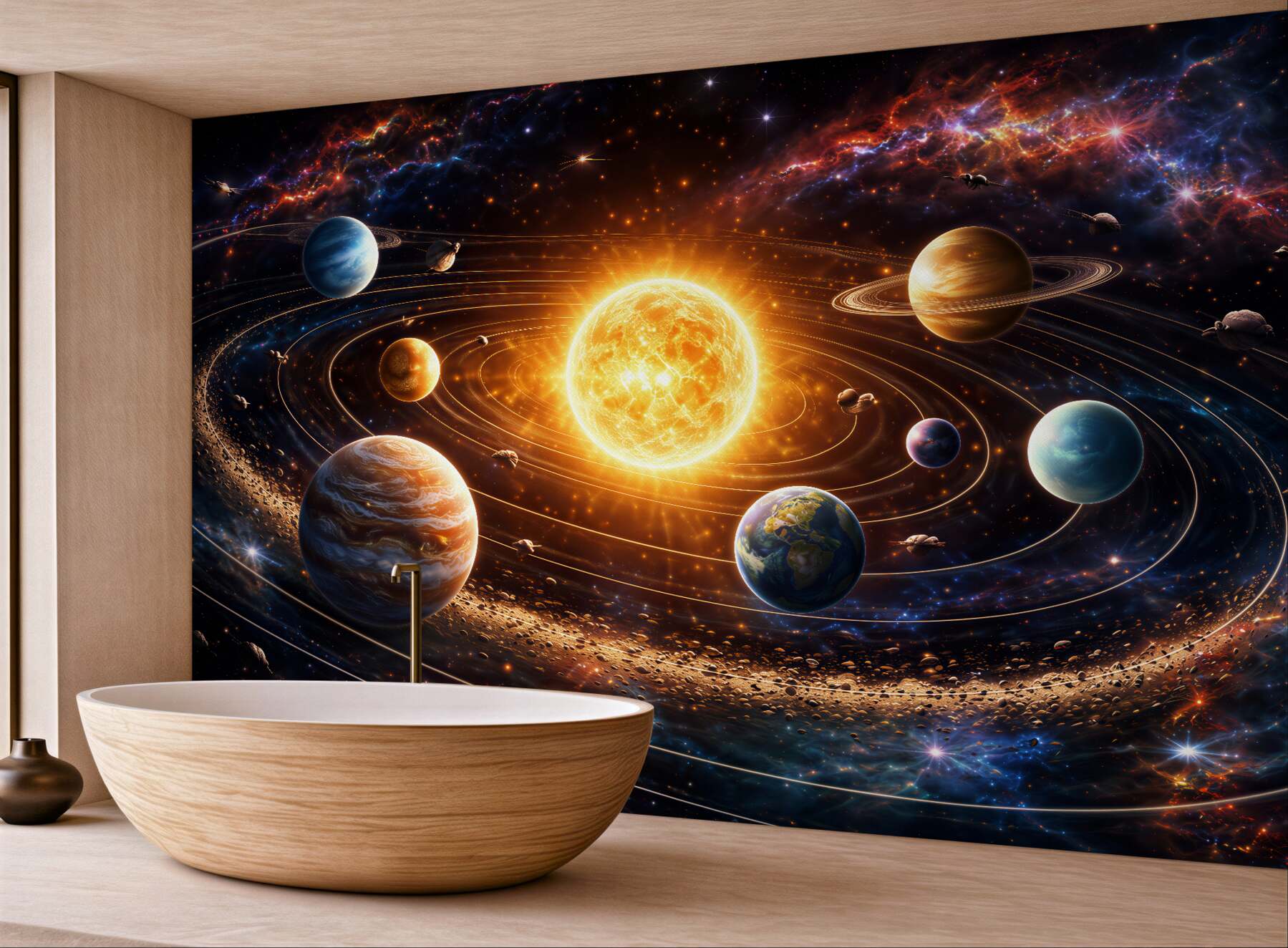 Fototapeta słoneczny układ planetarny