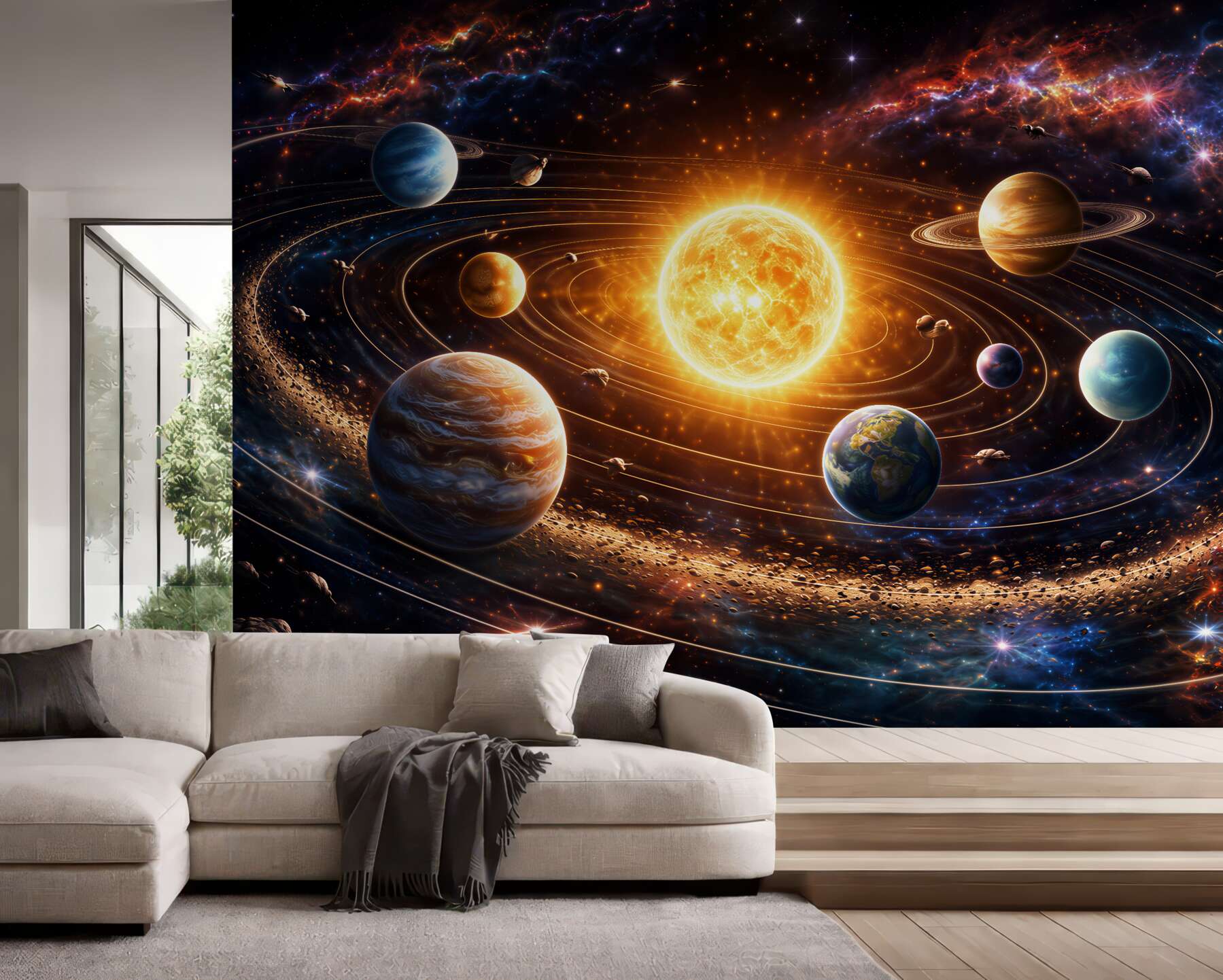 Fototapeta słoneczny układ planetarny