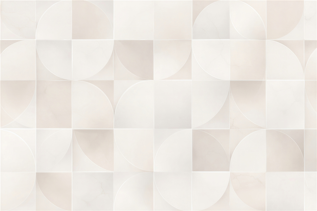 Fototapeta kremowa geometria Światła